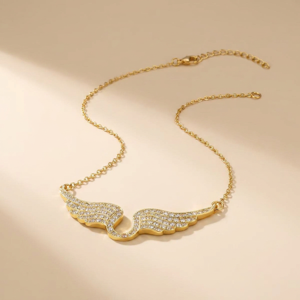 Lucky angel necklace
