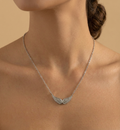 Angel wings necklace (silver)
