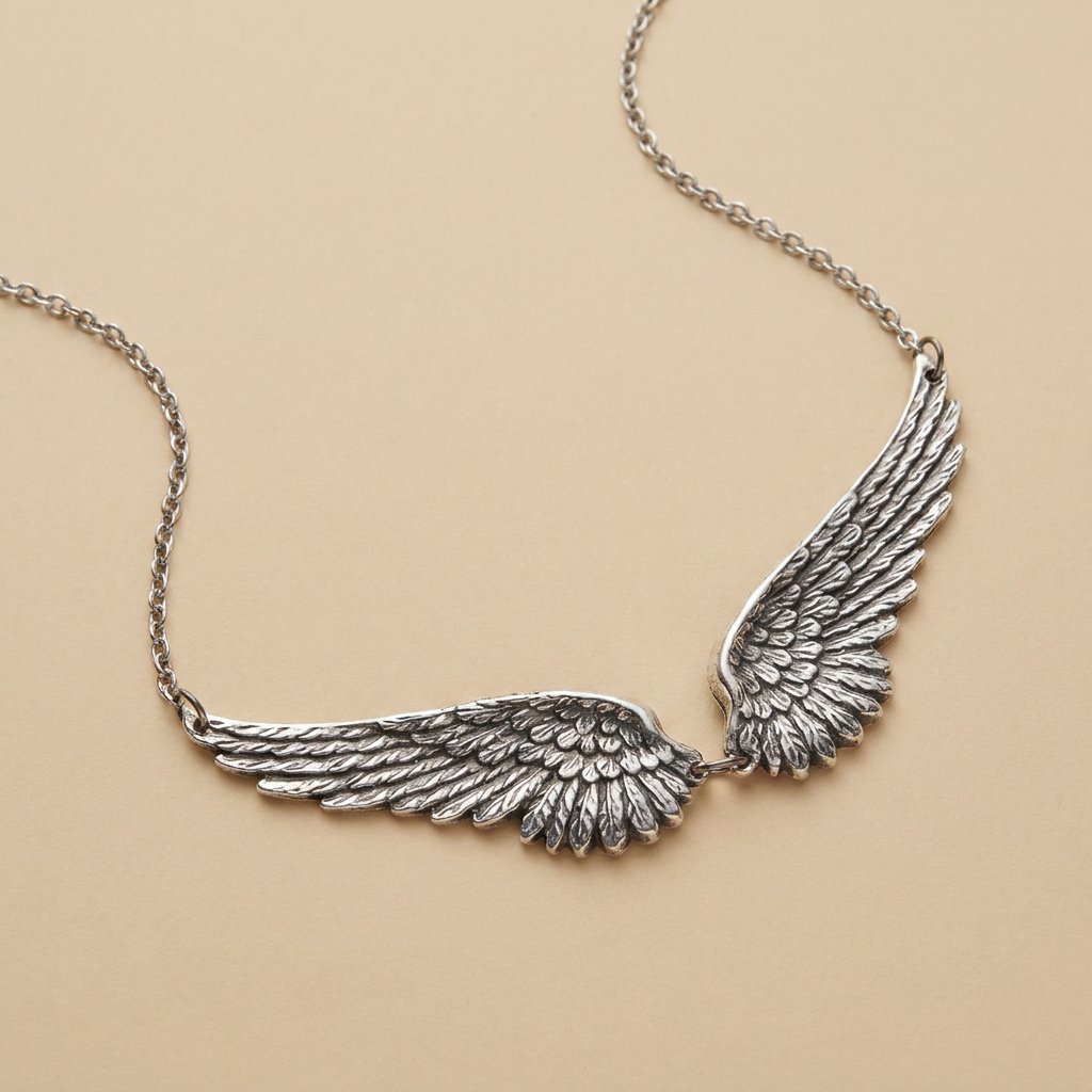 Retro Angel Wing Necklace