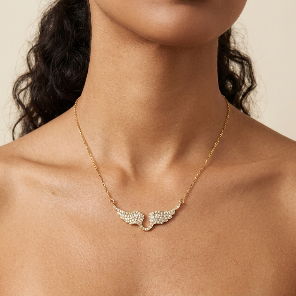 Lucky angel necklace